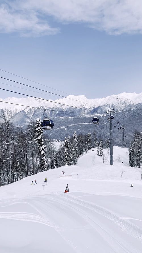 有关下雪的, 冬季, 冬季景观的免费素材视频