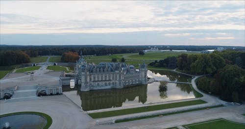 有关别墅, 水反射, 空中拍摄的免费素材视频
