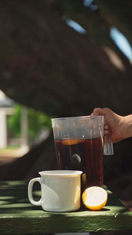 有关倾注, 冰茶, 减半的免费素材视频