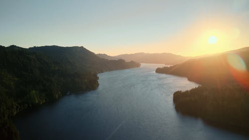 有关天性, 太阳, 山的免费素材视频