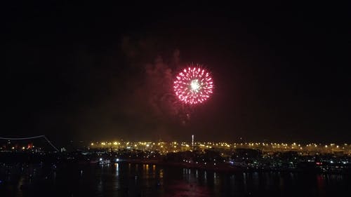 有关城市, 城市的灯光, 夜空的免费素材视频