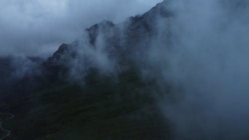 有关天性, 山, 有雾的免费素材视频