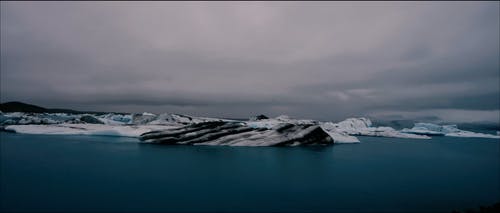 有关冬季, 冻结的, 多云的天空的免费素材视频