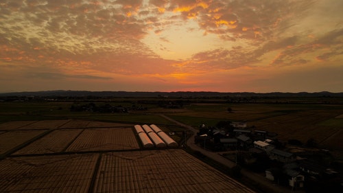 有关农业用地,天空,日本的免费素材视频