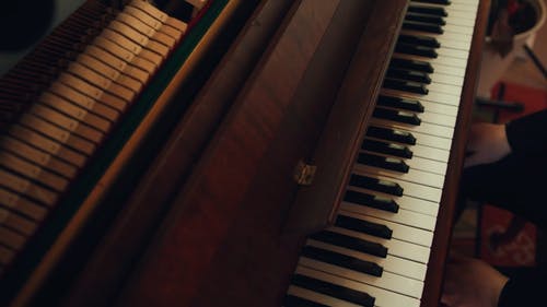 有关三角钢琴, 乐队, 人的免费素材视频