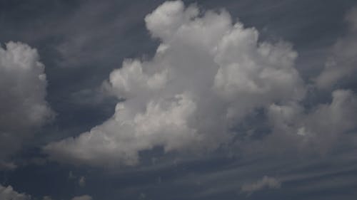 卷云漂浮在天空消失之前 · 免费素材视频
