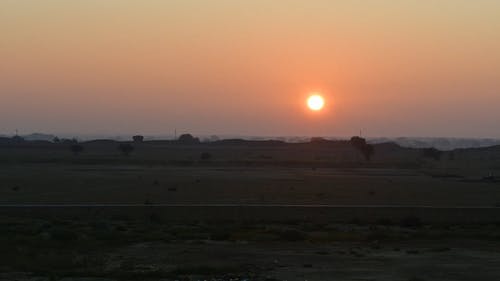 有关丘陵, 天空, 太阳升起的免费素材视频