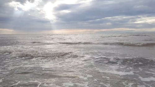 大海和海浪的画面 · 免费素材视频