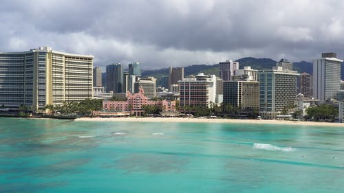 有关夏威夷, 威基基, 威基基海滩的免费素材视频