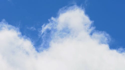 蓝蓝的天空下的白云 · 免费素材视频