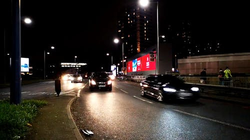 道路上车辆的时间流逝 · 免费素材视频