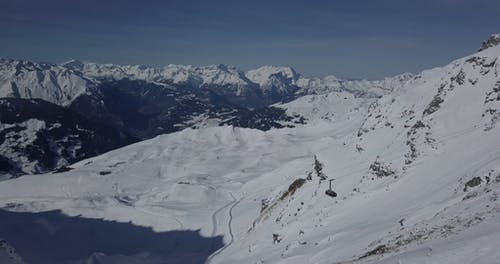 有关大雪覆盖, 山, 山雪的免费素材视频