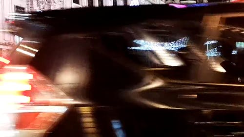星状圣诞灯照亮了伦敦的街道 · 免费素材视频