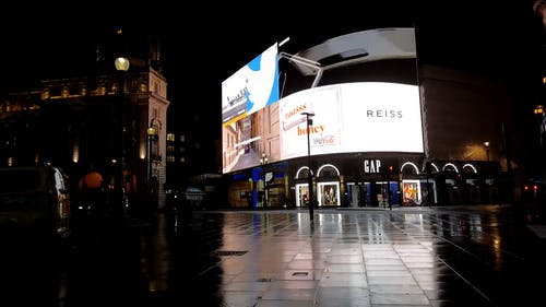 有关伦敦市中心, 伦敦, 在晚上的免费素材视频