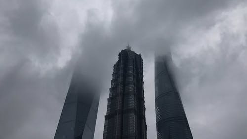 有关skyscapers, 城市, 多云的天空的免费素材视频