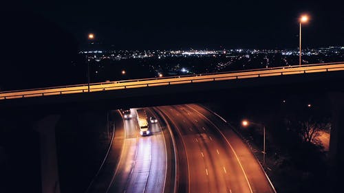 有关城市, 城市的灯光, 夜间的免费素材视频