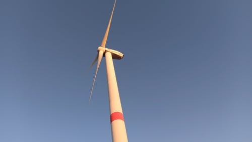 运行中的可再生能源生产风车 · 免费素材视频