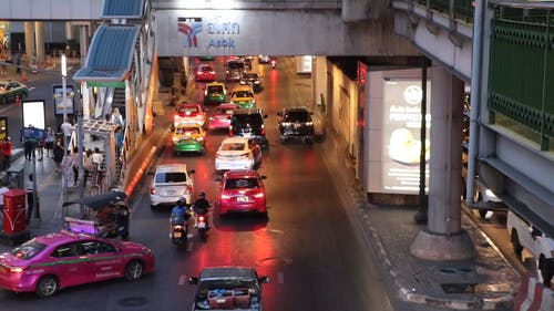 有关交通, 曼谷, 汽车的免费素材视频