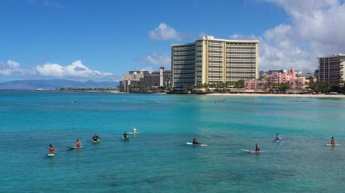 有关冲浪休息, 冲浪女孩, 夏威夷的免费素材视频