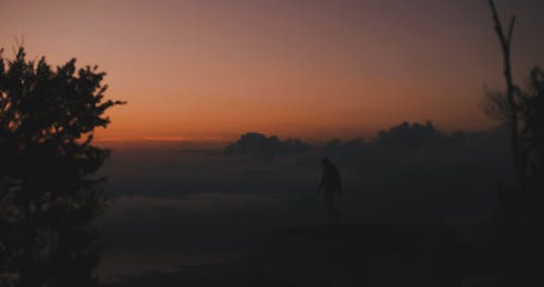 有关人, 剪影, 天空的免费素材视频