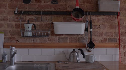 有关厨房内饰, 厨房区, 厨房水槽的免费素材视频