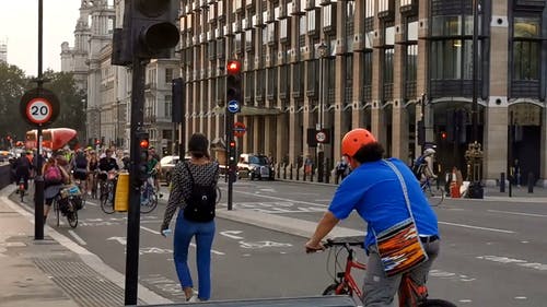 有关交通, 人, 伦敦市的免费素材视频