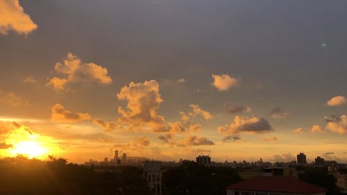 有关地平线, 天空, 市容的免费素材视频