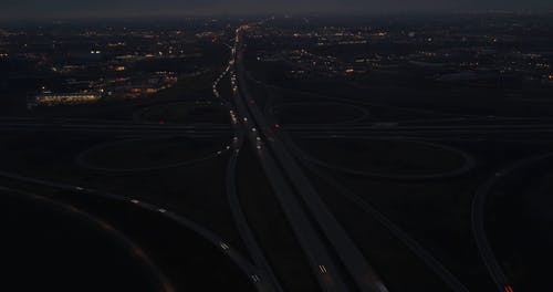 有关公路, 城市, 城市的灯光的免费素材视频