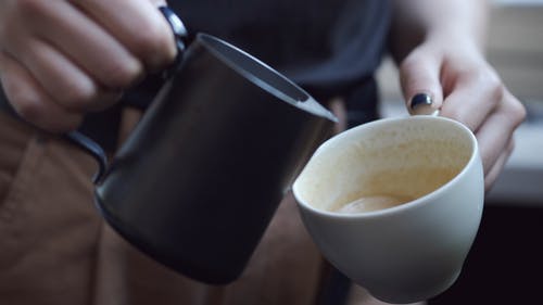 有关倾注, 卡布奇诺, 咖啡的免费素材视频