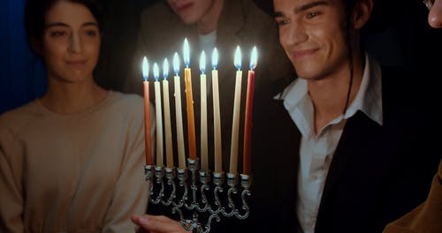 有关hanukkiah, 一起, 以色列食品的免费素材视频