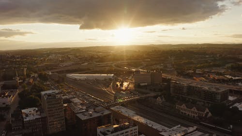 有关城市, 天空, 建筑的免费素材视频