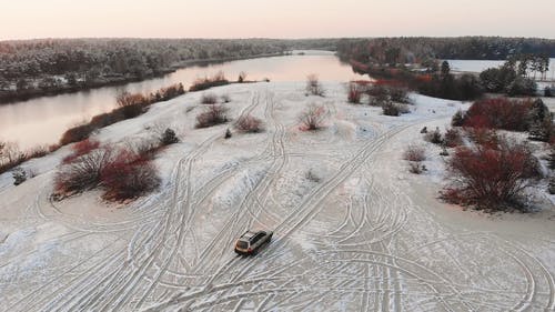 有关下雪的, 公园, 冷冰冰的免费素材视频