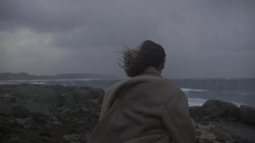 有关多风, 天性, 岩石海岸的免费素材视频