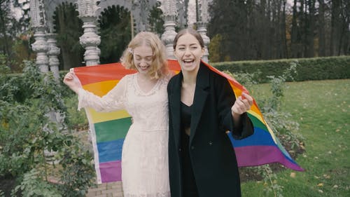 有关LGBTQ, 一对, 公园的免费素材视频