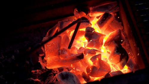 有关木炭, 火焰, 热辣的免费素材视频