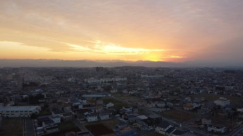 有关城镇, 多云的天空, 居住区的免费素材视频