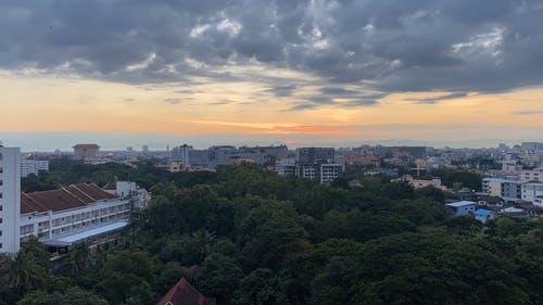 有关从阳台上看, 城市景观, 户外的免费素材视频