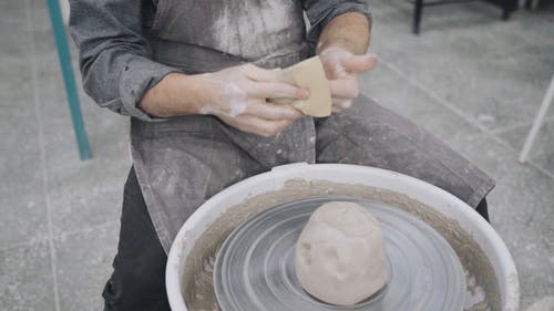 有关制陶工人, 围裙, 室内的免费素材视频