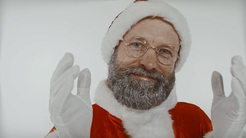 有关关闭, 圣诞假期, 圣诞老人衣服的免费素材视频