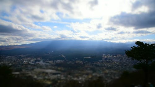 有关多云的天空, 富士山, 山的免费素材视频