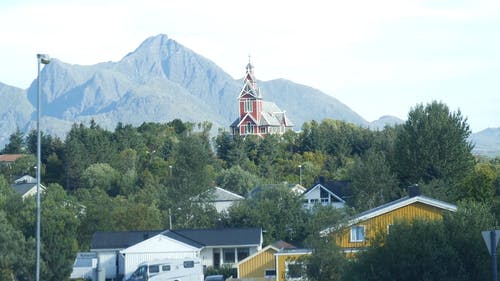 有关传统, 居住区, 山背景的免费素材视频