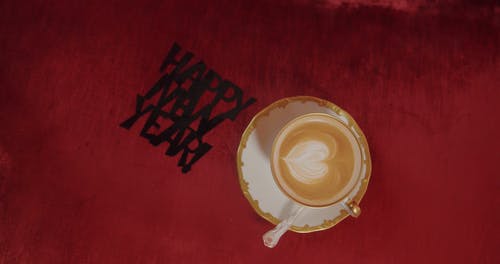 有关咖啡, 拉花, 新年的免费素材视频