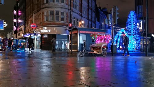 有关三轮人力车, 伦敦市中心, 伦敦的免费素材视频