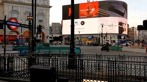 有关led屏幕, 交通, 伦敦的免费素材视频