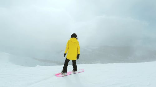 有关下坡, 下降, 下雪的的免费素材视频