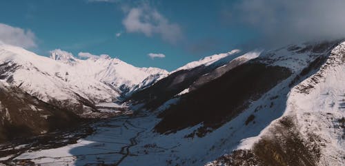 有关下雪的, 天性, 山脊的免费素材视频