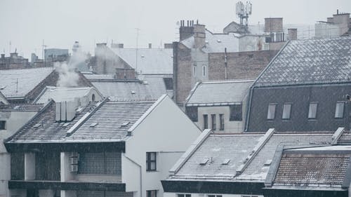 有关下雪, 下雪的天气, 冬季的免费素材视频