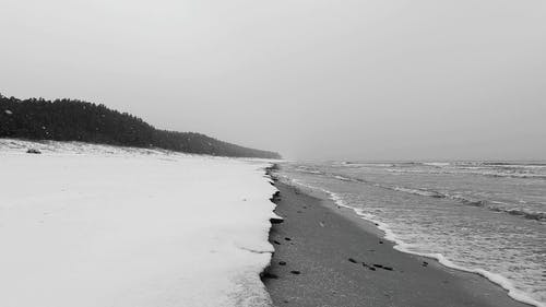 有关下雪, 天空, 广角拍摄的免费素材视频