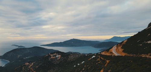 有关天空, 山, 水体的免费素材视频