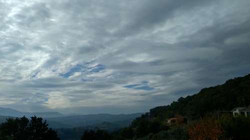 有关天空,山丘,时间流逝的免费素材视频